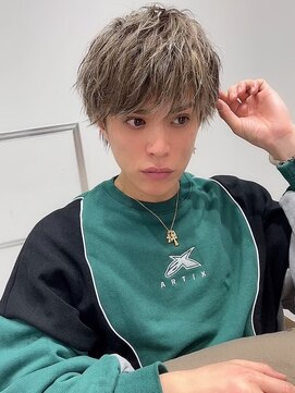 ネイロ 錦糸町(NeiRo) アッシュブラックカルマパーマベリーショートダークアッシュ