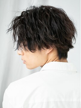 モッズヘア メン 新所沢店(mod's hair men) くせ毛風ツイスパでグレージュカラーセクシーミディアムb新所沢