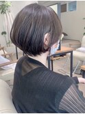 【 I. 】30代からのナチュラル前下がりショートボブ 川口