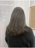 ブリーチなし/グレージュ/ロング/レイヤー