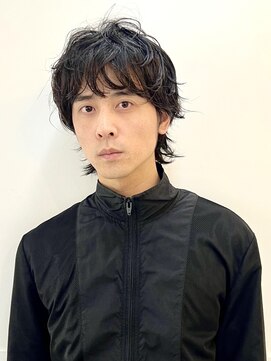 ジョニアンドロージ(Joni & Rougy) アンニュイパーマのメンズウルフショート