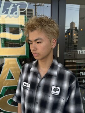 ザスーツブラザーズ(THE SUITS BROTHERS) MEN'SHAIRウルフカルマパーマメンズショートイージーパーマ