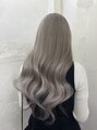 エル ヘアサロン なんば店(eL)&nbsp;ハイトーンシルバー！お客様の肌質、なりたい色に！