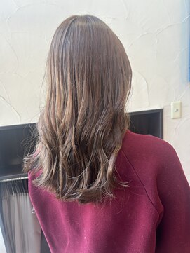 【ブリーチなし】ベージュ【巻き下ろし】