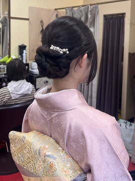 ヘアセット　着付け