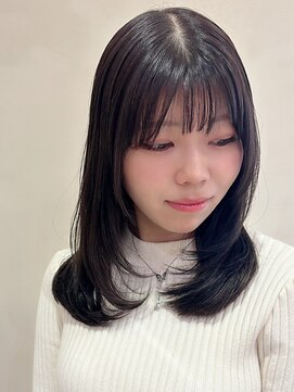 デザインカット/ナチュラル/顔まわりカット