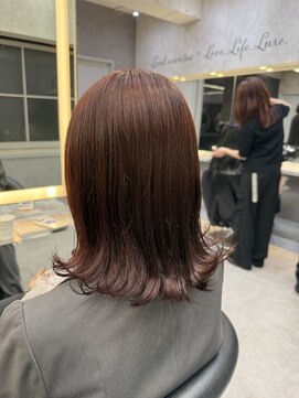 ロンドアヴァントゥス 池袋(Lond aventus) ブリーチなしで叶うチェリーレッドカラー