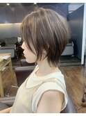 畑中正敏】20代30代40代◎小顔丸みくびれショート、ボブ/ラフ
