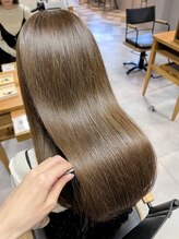 アイノアシェール 西宮(AInoa Cher) 【極上の髪質改善】オリーブベージュ