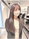 ブリーチなしダブルカラー×ミルクティー