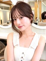 アフロートリノ(AFLOAT Leino)&nbsp;顔まわり　韓国　レイヤーカット　ミディアム