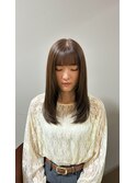 ナチュラルレイヤーカットで上品に