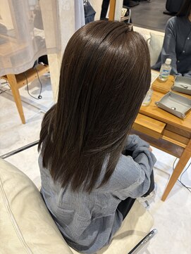 ルスト 成増店(Lust) 髪質改善ケアカラー×オリーブグレージュ