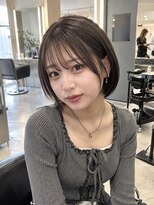 アクロ 梅田店(ACRO)&nbsp;シースルーバング艶ラインボブ