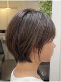 骨格補正ショート×美シルエットカット