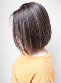 かわかすだけのハイライトボブ　犬塚優介【neaf 六本木】
