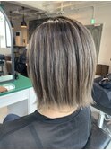 Lien☆フォギーベージュ×バレイヤージュ×耳かけボブ