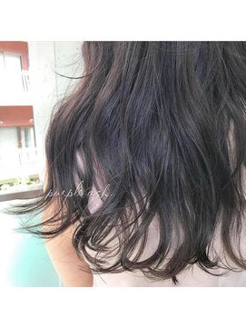 ロンドプランタン 恵比寿(Lond Printemps) ラベンダーブラウンカラー×セミロングヘア