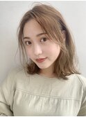 【GARDEN武田美奈】透明感ベージュカラー×ゆるっとミディアム