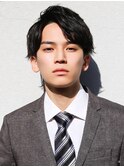マッシュ短髪ツーブロックモテる束感モテ髪イケメン黒髪ビジネス