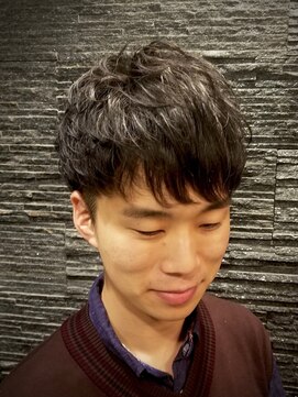 プレミアムバーバー 表参道店(PREMIUM BARBER produce by HIRO GINZA) 軽めマッシュ×ふわふわパーマ