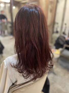 ロイジー(roijir) 【roijir】表参道　チェリーレッド×艶カラー