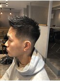 男前フェードカット