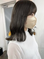 イコ 表参道原宿(ico)&nbsp;オリーブグレージュ イルミナカラー ブリーチなし