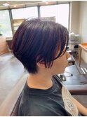 大人の赤ショート 20代 30代 40代 50代 髪質改善 学割