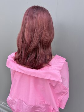 リコ ヘアアンドリラクゼーション 名駅店(LICO HAIR＆RELAXATION) [LICO]ブリーチ1回で叶えるピンクカラーbyコモトハルキ