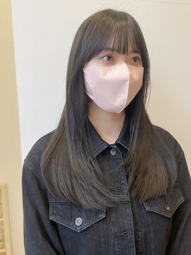 バイオレット 栄店(Violet) ぱっつん前髪 ロングレイヤー レイヤーカット ハイレイヤー