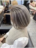 【LUXEN】ホワイトシルバー【バレイヤージュ】【ルーゼン】