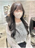 ロングレイヤー レイヤーカット 艶カラー