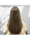 【FELICITA】ツヤさらストレート×髪質改善トリートメント