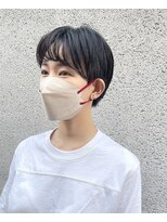 マノハル(MANOHARU)&nbsp;浮きぐせあり硬毛多毛さん　メンズライクかりあげ　前髪パーマ