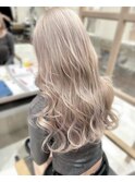  ホワイトベージュ/韓国ヘア/ハイトーン/千葉/MANAMI
