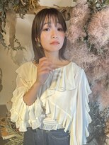 ラポール(RAPPORT)&nbsp;濡れ感＋切りっぱなしボブ/シースルーバングが可愛い