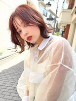 メーヴェ(Mowen) mowen×ボブ×ラフウェーブ×ピンクベージュ