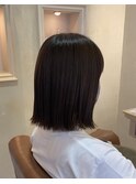 切りっぱなしボブ