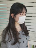インク 茅ヶ崎南口店(inc) レイヤーカットアッシュカラーグレージュ透明感カラー前髪　