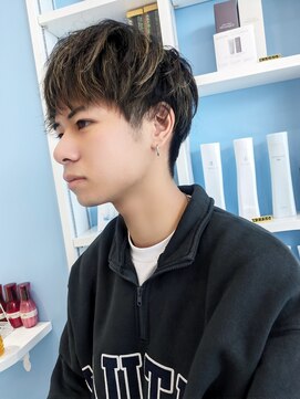 アエメゾン(ae maison) #メンズスタイル#ツーブロック#ハイライト