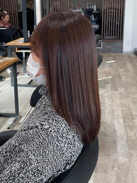 アトリエコア(Atelier Coa) ミルクティーベージュカラーくびれヘアグレージュカラー韓国