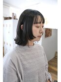外ハネボブと顔周りカット