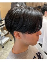 ジュンヌオム リンカラン(Jeune Homme LINGKARAN) 毛流れニュアンスパーマ×センターパート