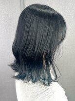 ミル 今治(1003 mille IMABALI)&nbsp;イルミナカラー/イヤリングカラー/カラー/ブルーブラック