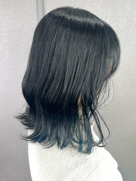 ミル 今治(1003 mille IMABALI) イルミナカラー/イヤリングカラー/カラー/ブルーブラック