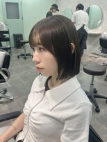 ジーニー 千葉(GENiE)&nbsp;ブリーチなしWカラー/タッセルボブ【白井愛海】