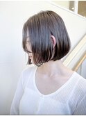 【morio成増 セリザワ】ボブ 前髪長め 艶カラー