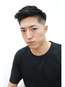 ルックグッドストア タカラヅカ(LOOK GOOD STORE TAKARAZUKA) メンズカットダークアッシュアップバングベリーショート1005