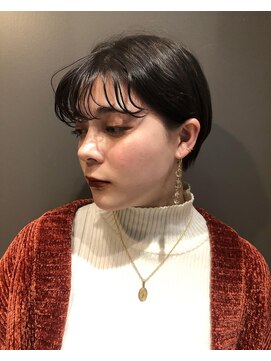 エトラ 渋谷店(etora) シースルーバング　丸みショート